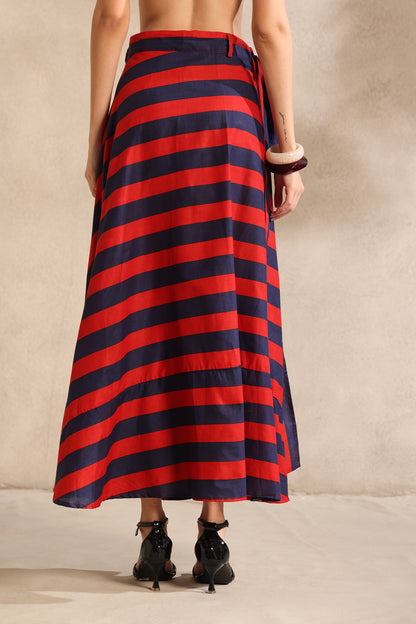 Crimson Tide Wrap Skirt