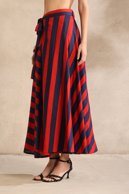 Crimson Tide Wrap Skirt