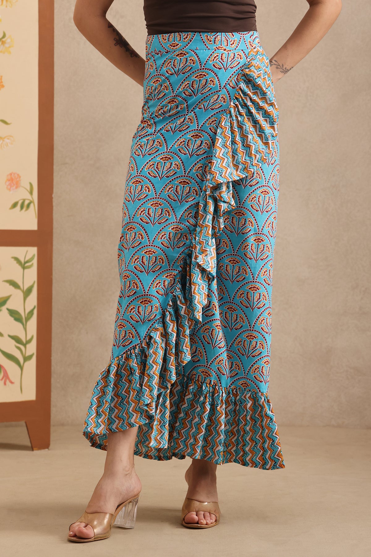Laguna Bloom Wrap Skirt
