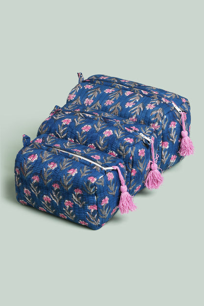 Neel Buti Quilted Pouches (Set of 3)