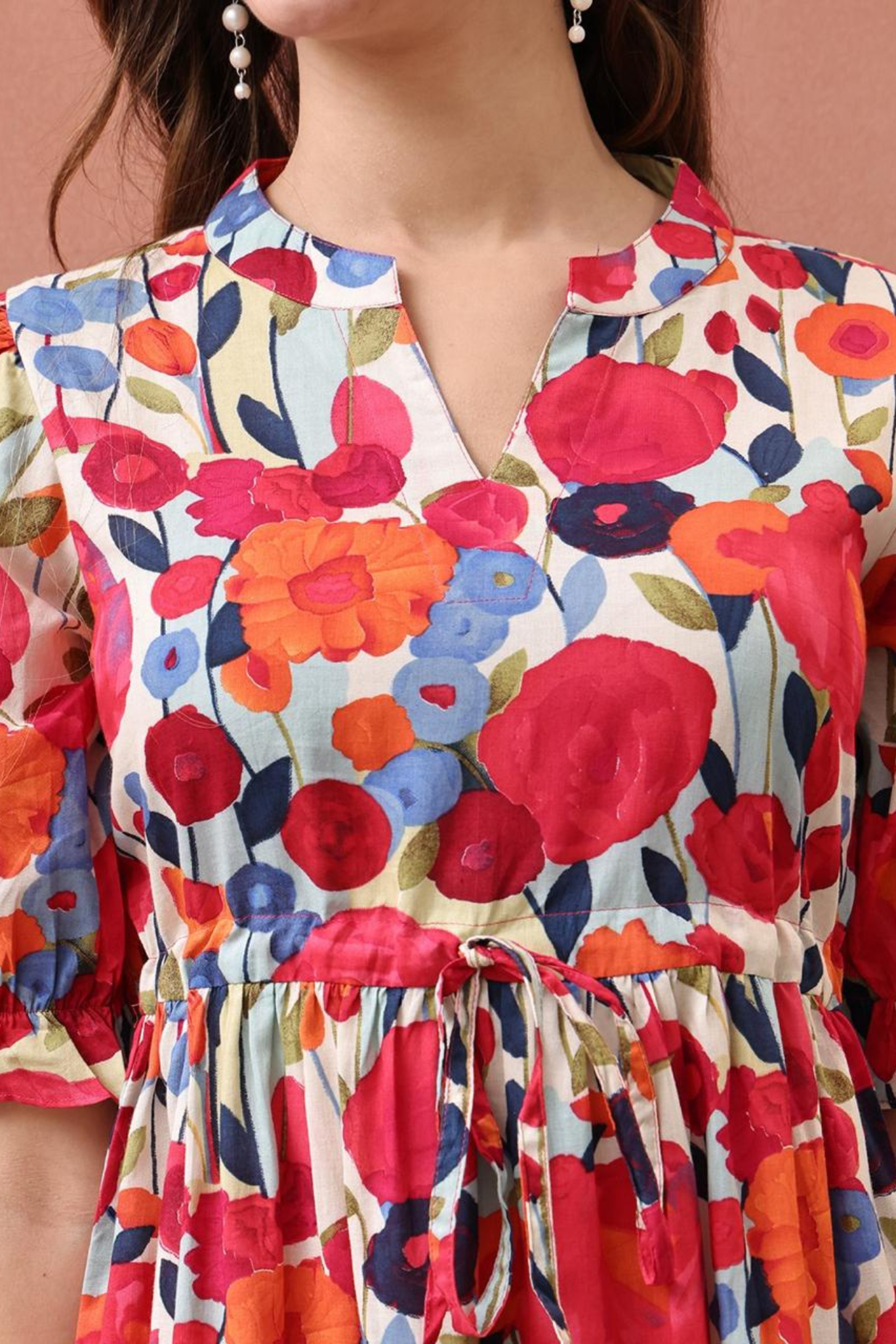 Floral Fit and Flare Dress