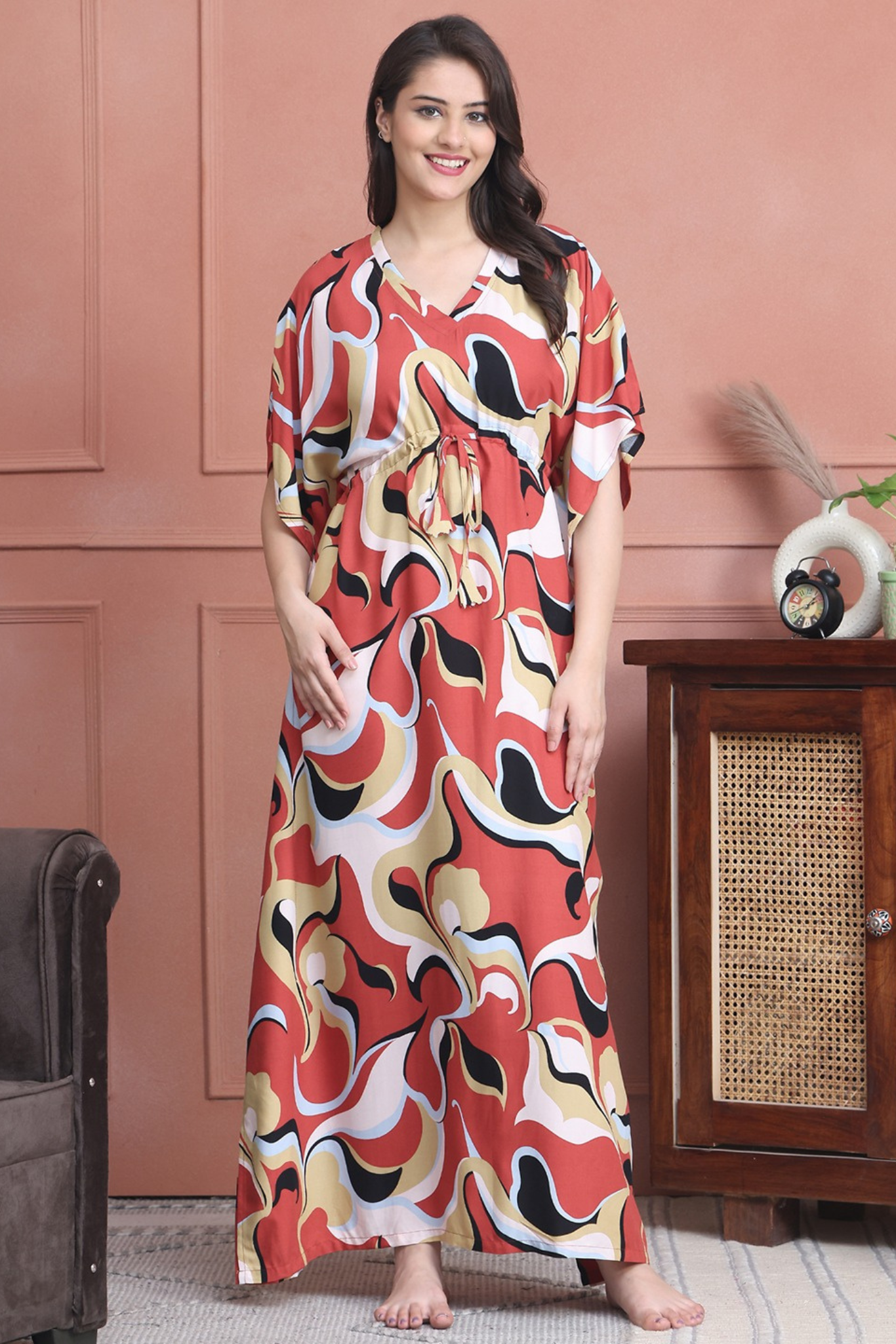 Retro Wave Kaftan