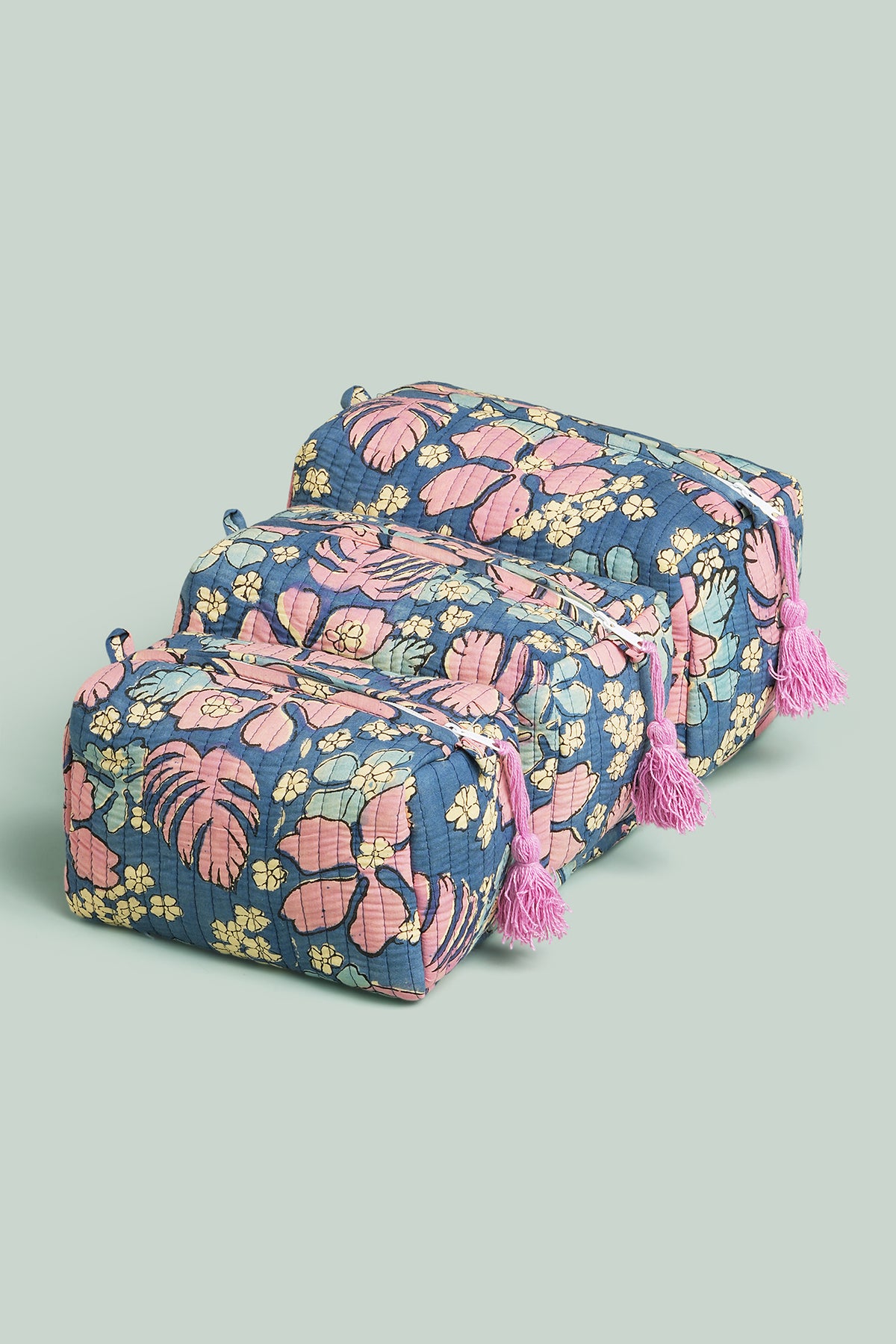 Neel Kamal Quilted Pouches (Set of 3)