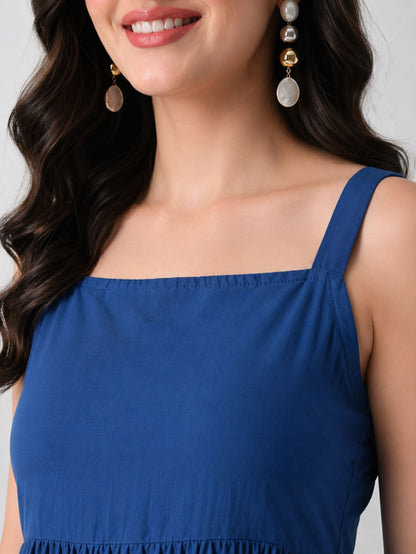 Indigo Tiered Dress