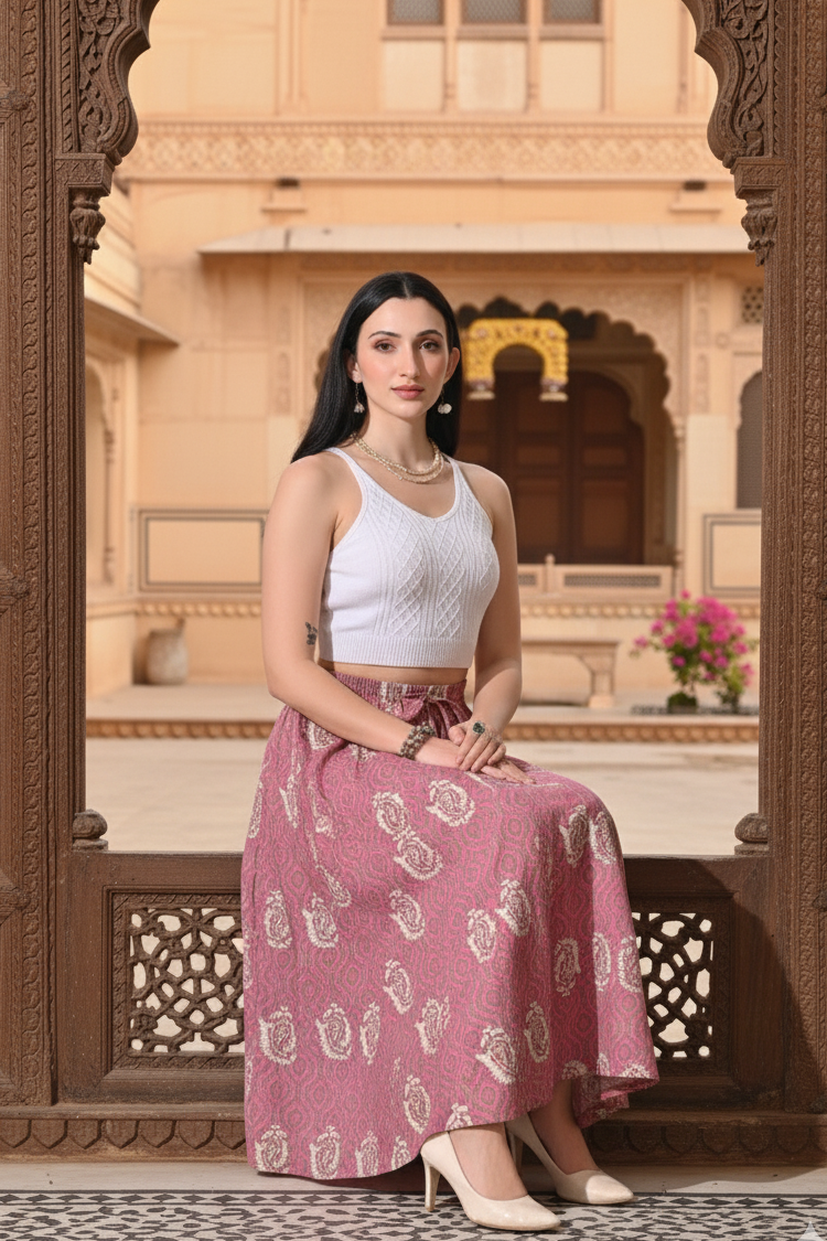 Block Butti Skirt