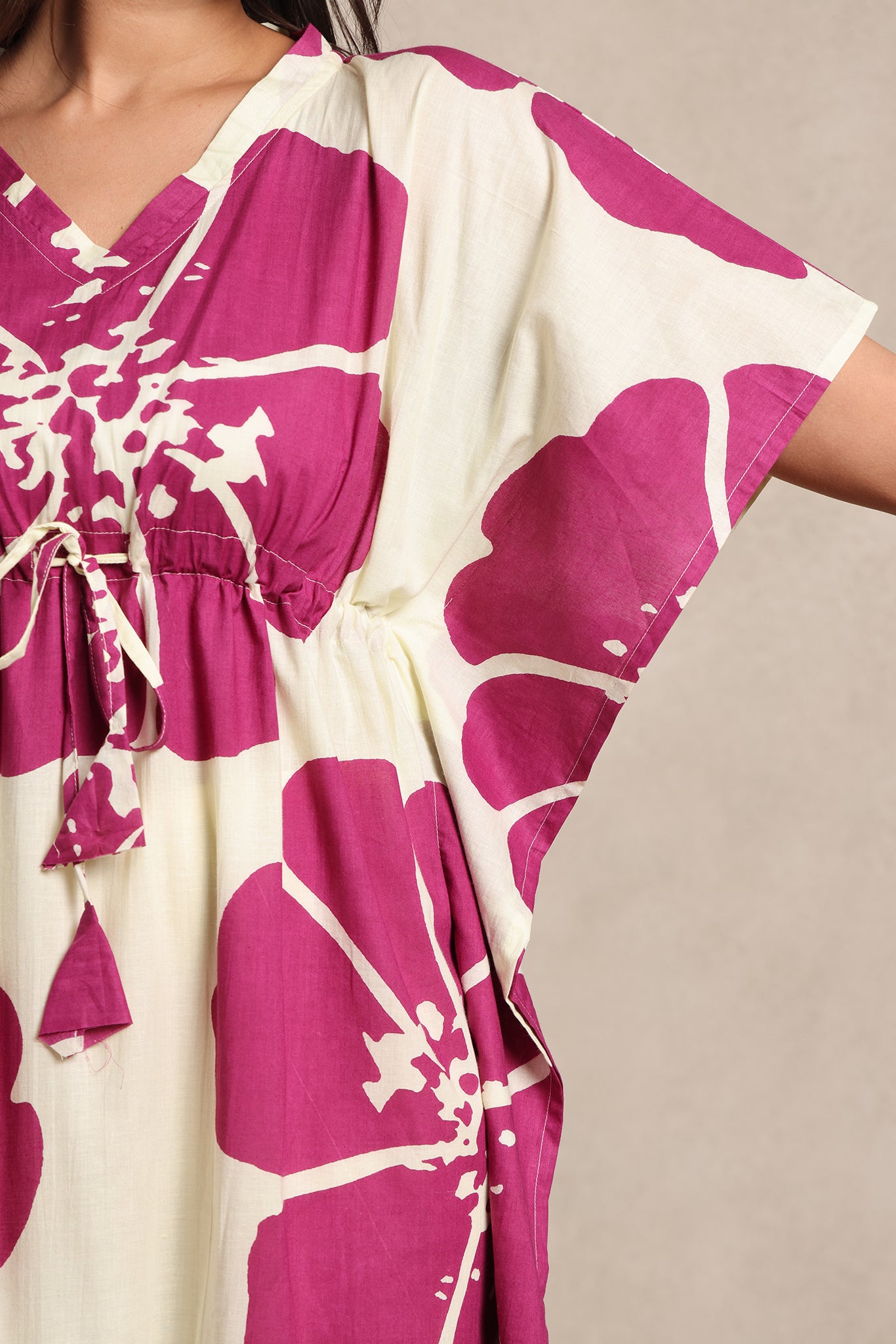 Fuchsia Bloom Kaftan