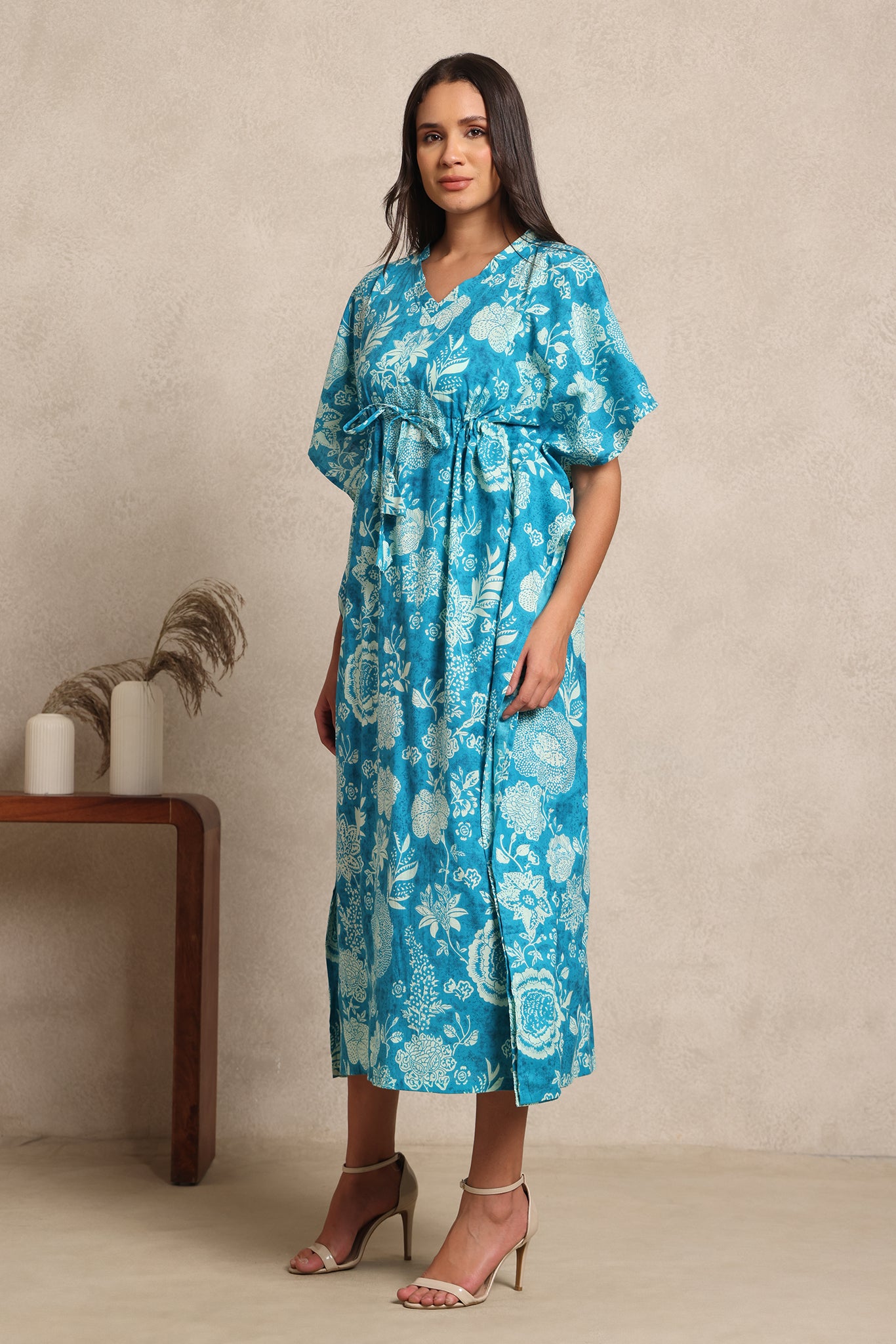 Riviera Floral Kaftan