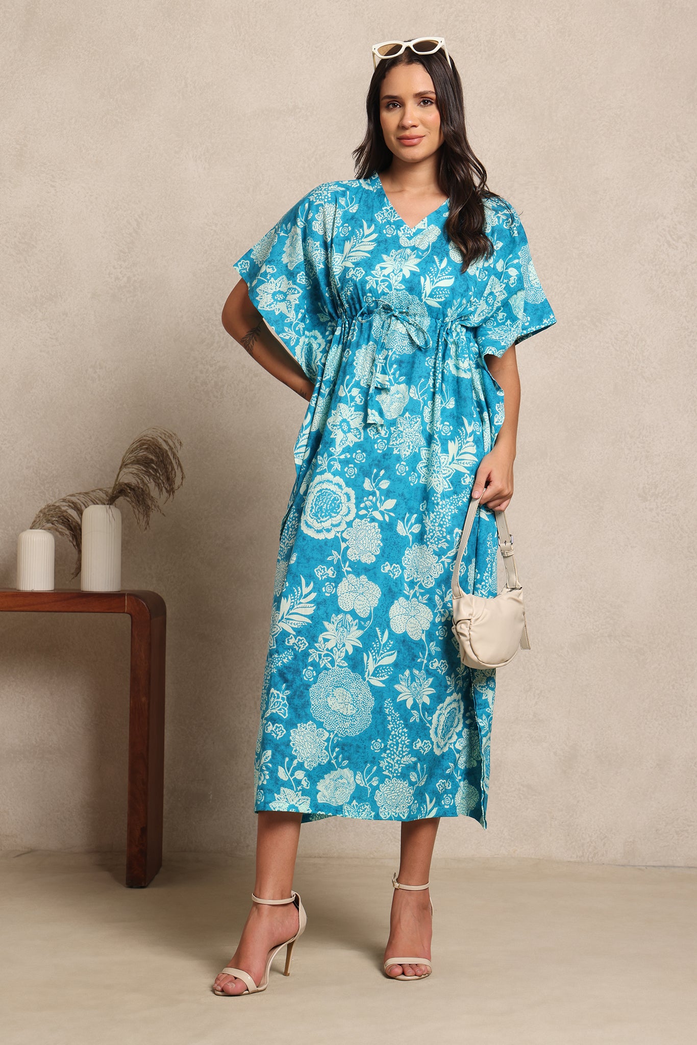 Riviera Floral Kaftan