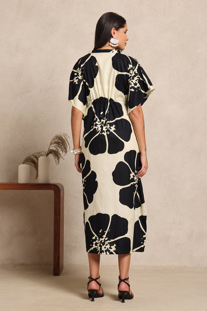 Ivory Noir Kaftan