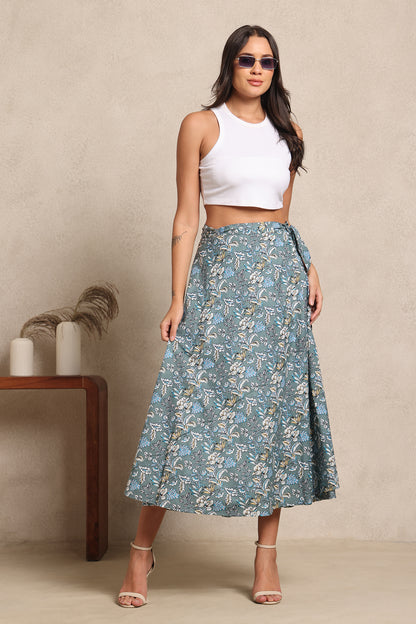 Willow Bloom Wrap Skirt