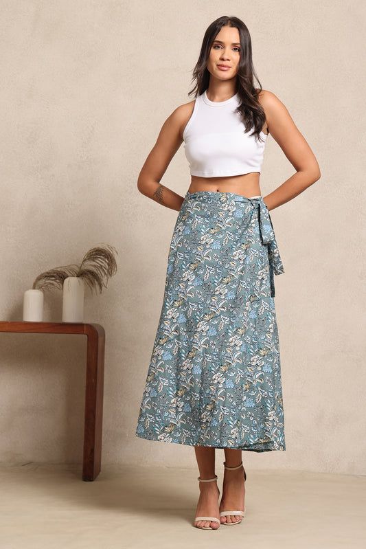 Willow Bloom Wrap Skirt
