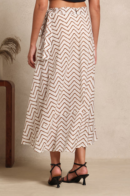 Desert Wave Wrap Skirt