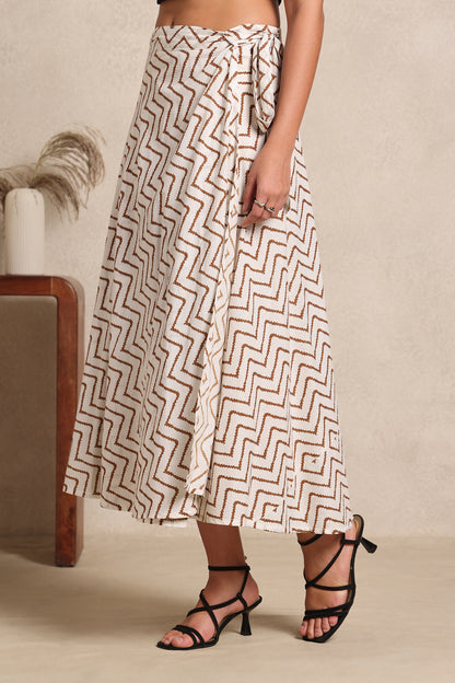 Desert Wave Wrap Skirt