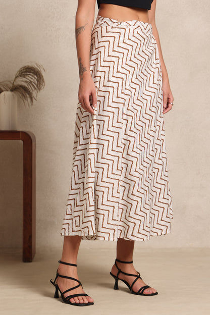 Desert Wave Wrap Skirt