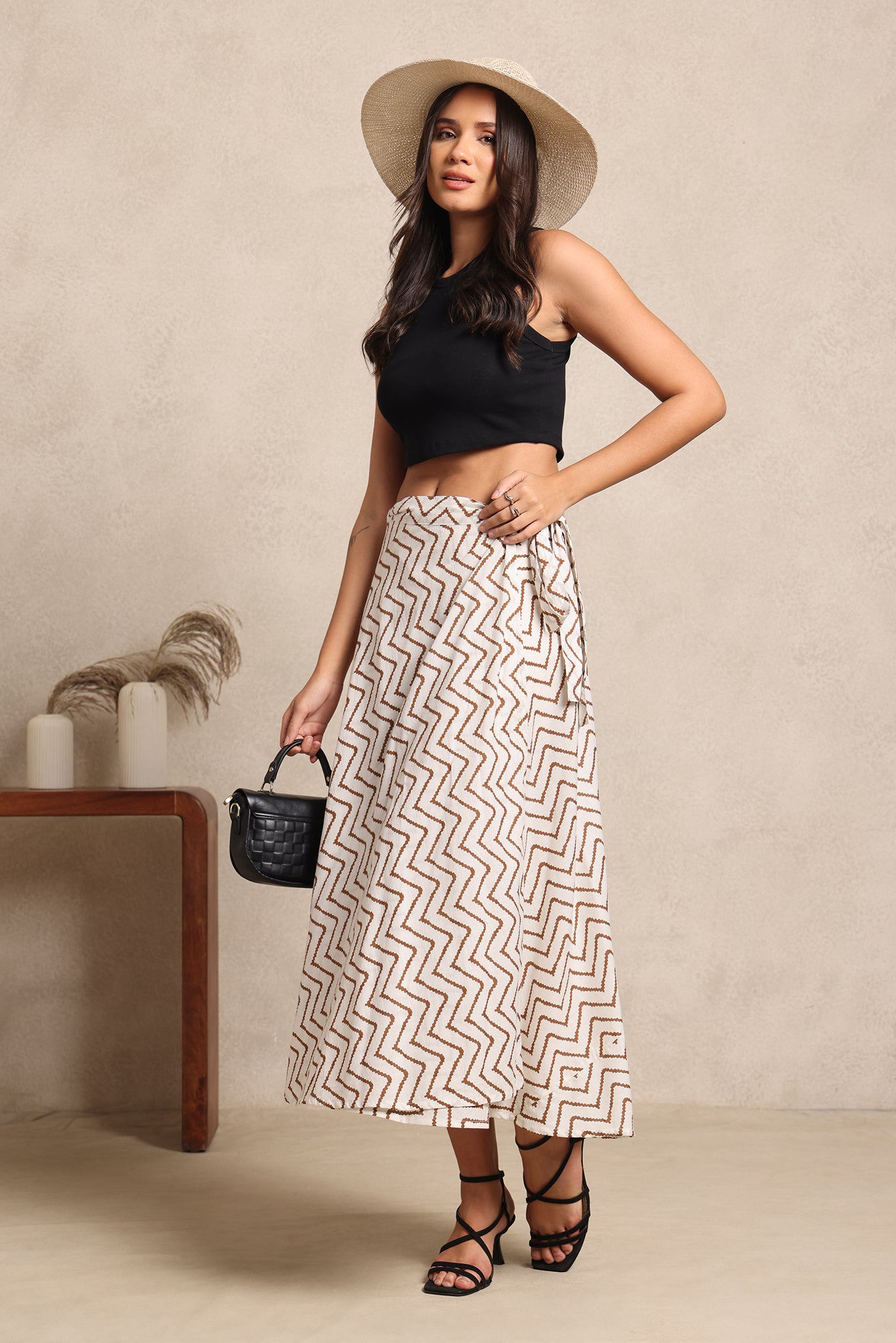 Desert Wave Wrap Skirt
