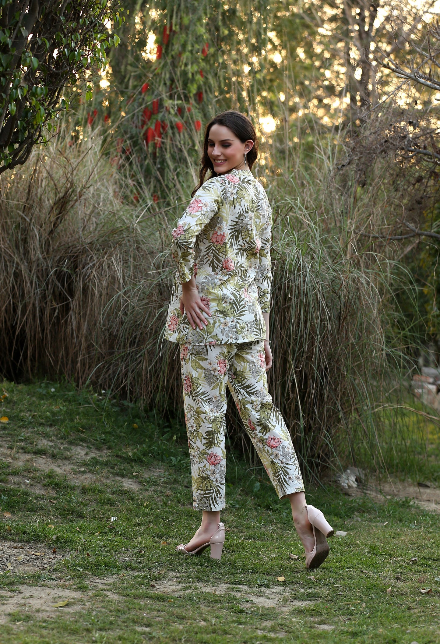 Tropical Shirt Co-ord Set