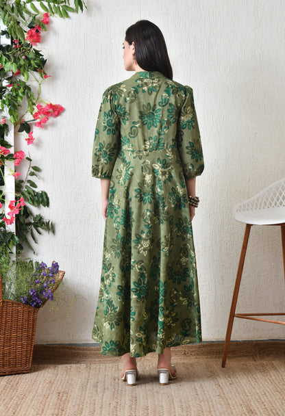 Flowing Leaves Dress
