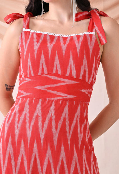 Artisanal Poppy Dress