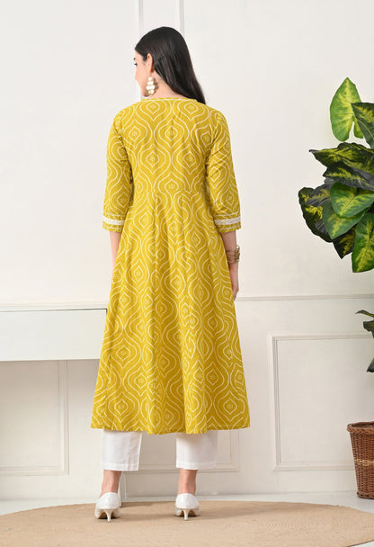 Sunshine Angrakha Anarkali Pant Set