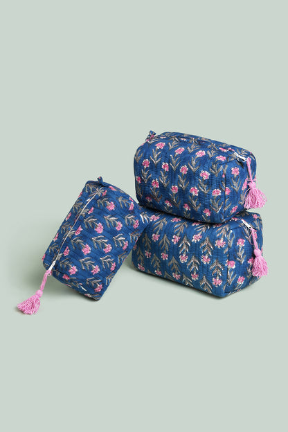 Neel Buti Quilted Pouches (Set of 3)