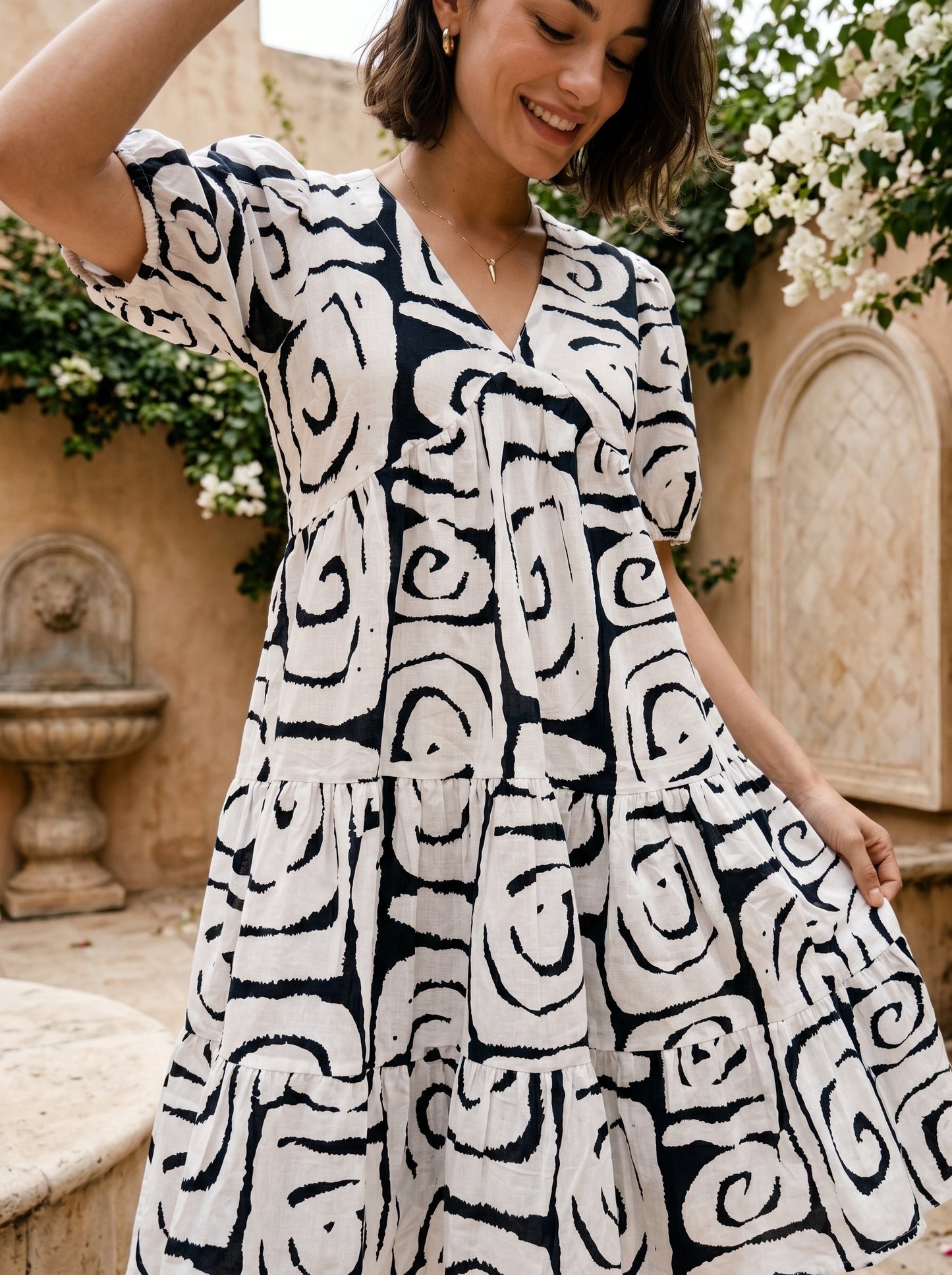 Maze Flare Dress