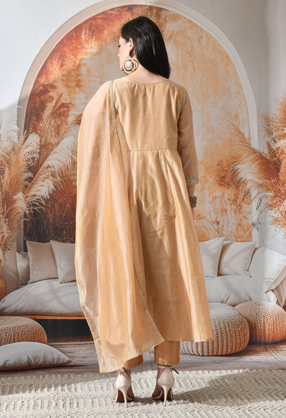 Rustic Glaze Anarkali Pant Set