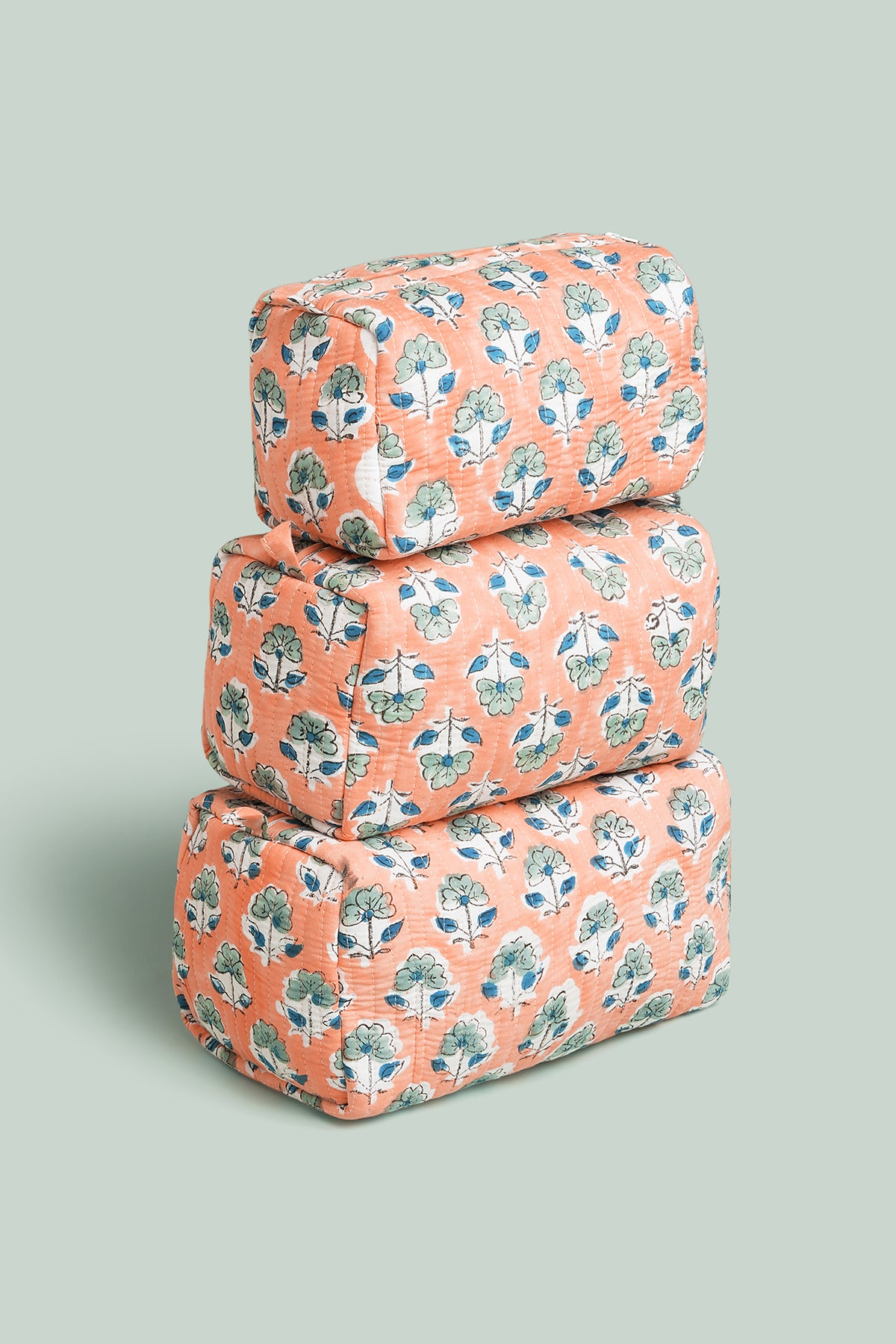 Bahaara Quilted Pouches (Set of 3)