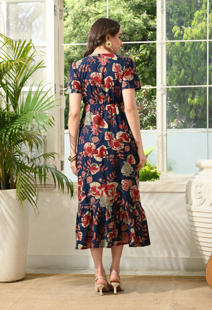 Indigo Rose Muse Dress