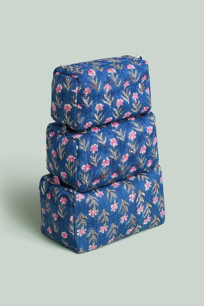 Neel Buti Quilted Pouches (Set of 3)
