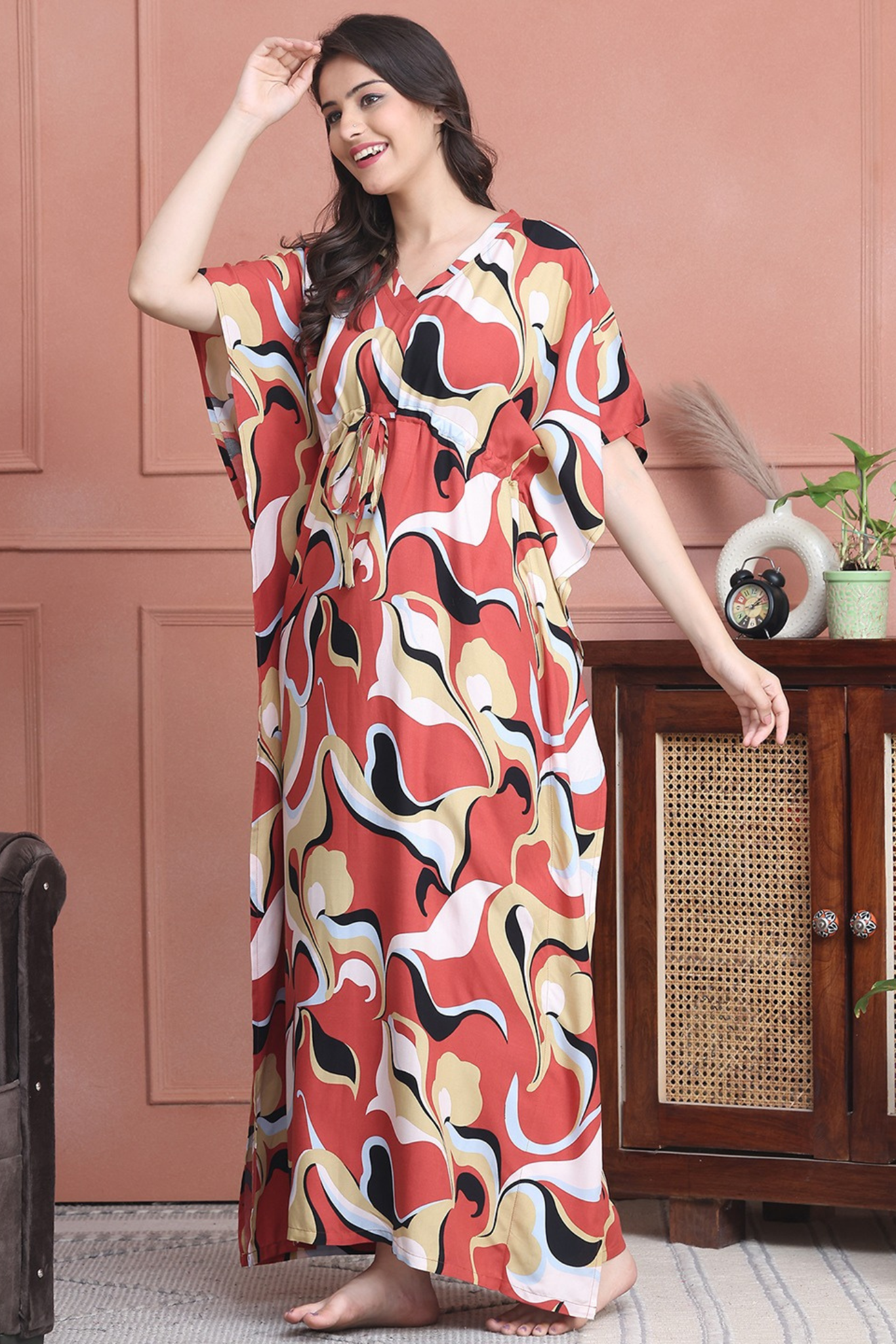 Retro Wave Kaftan