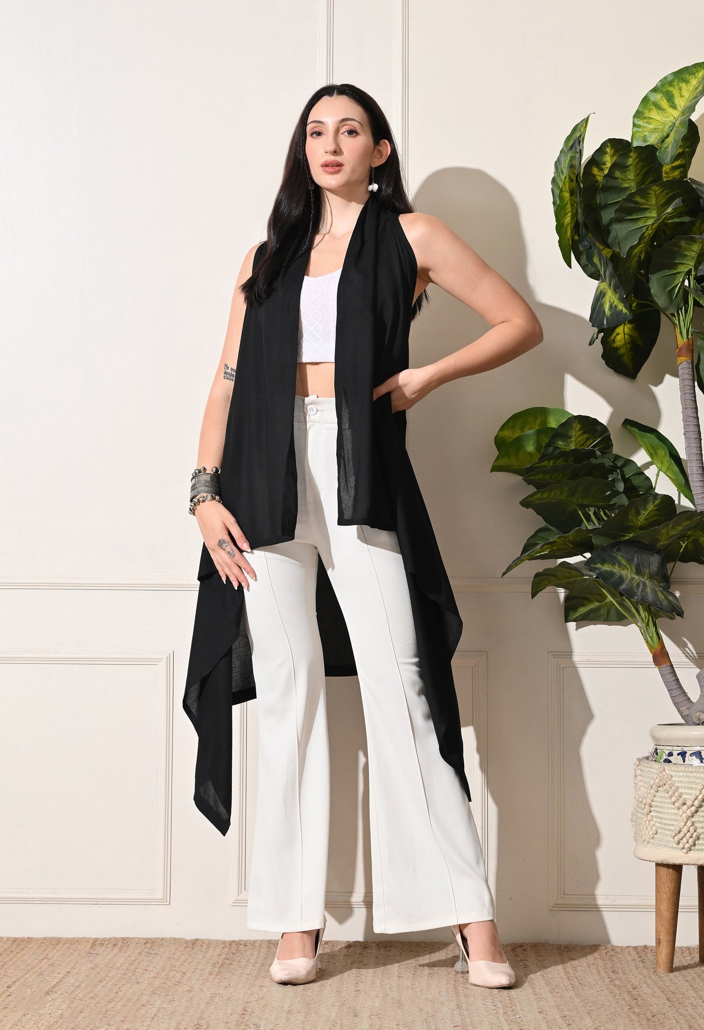 Black Long Shrug