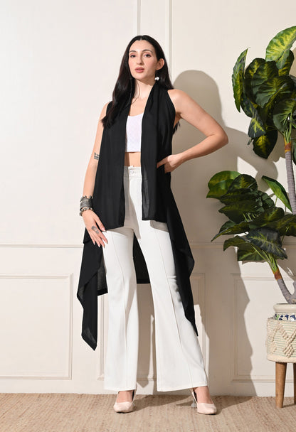 Black Long Shrug