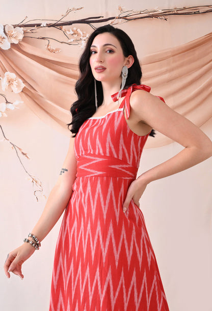 Artisanal Poppy Dress