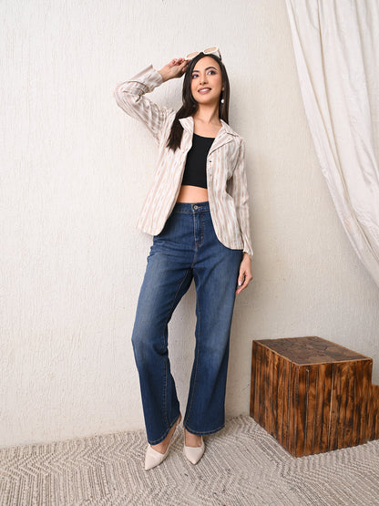 Linen Ikat Summer Jacket
