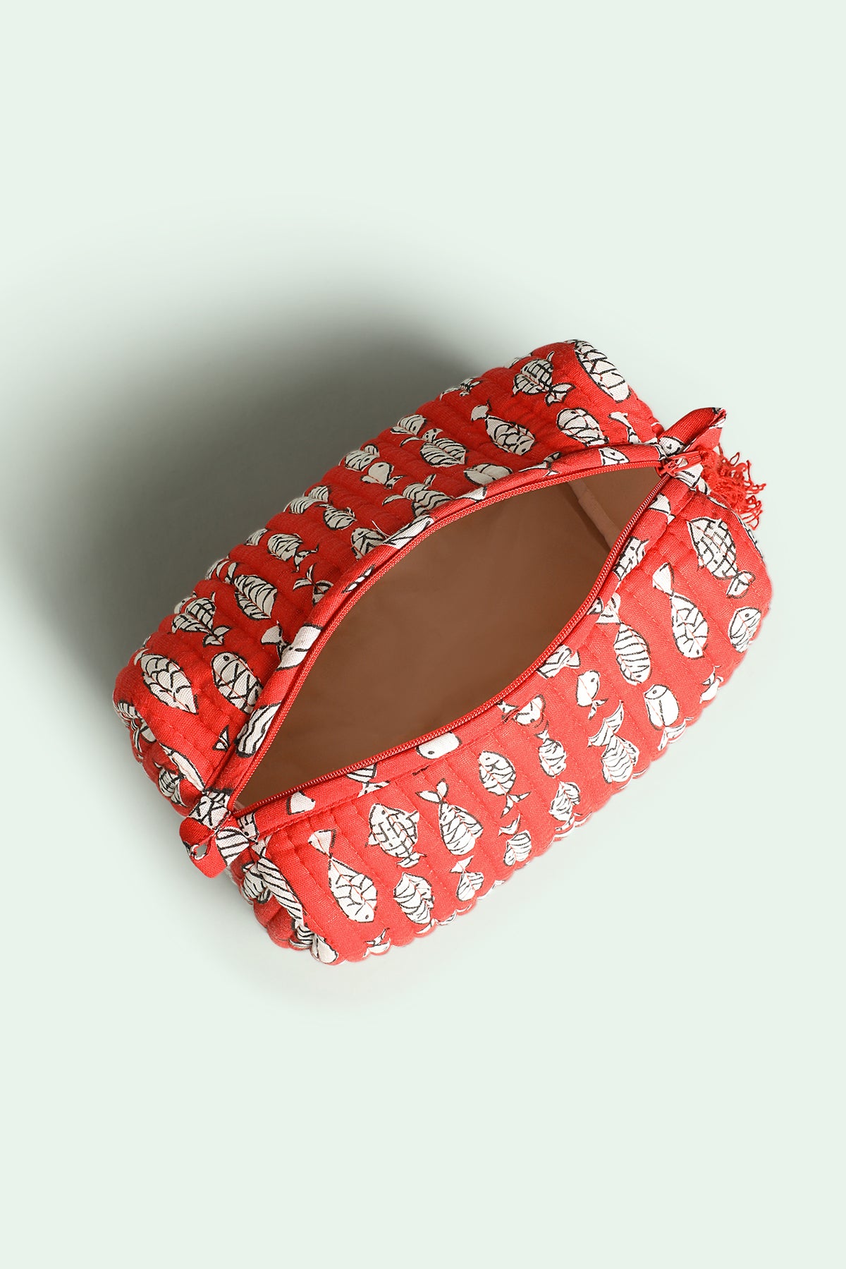 Coral Fish Quilted Pouches (Set of 3)