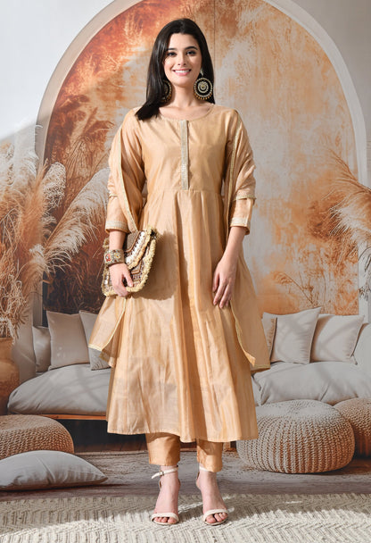 Royal Haze Anarkali Pant Dupatta Set