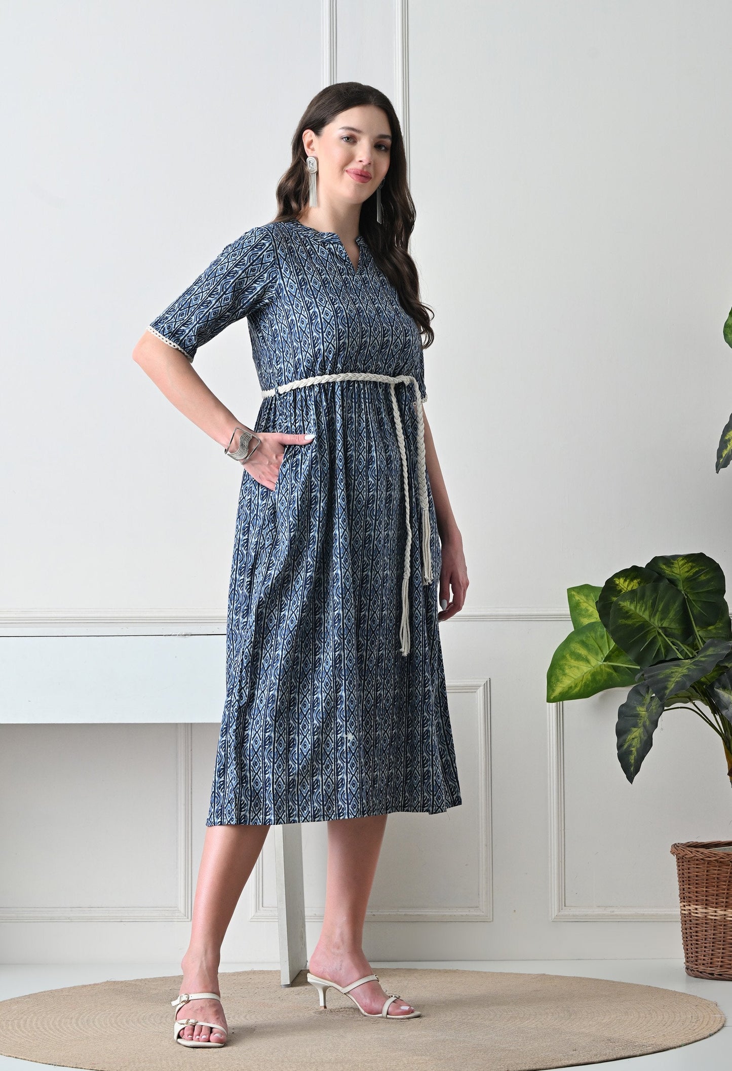 Blue City Dress