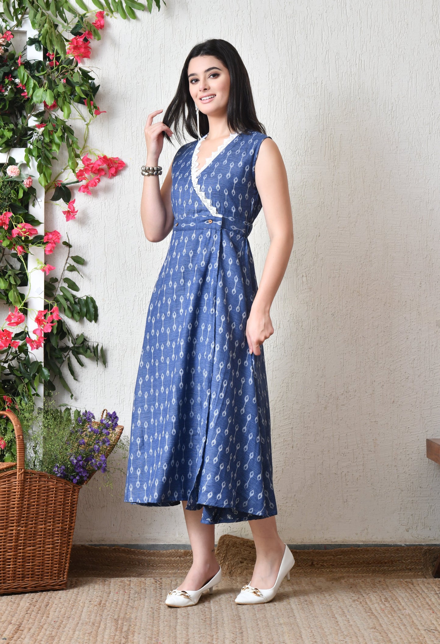 Handloom Wrap Dress