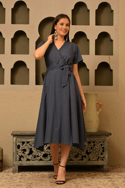 Blush Wrap Dress