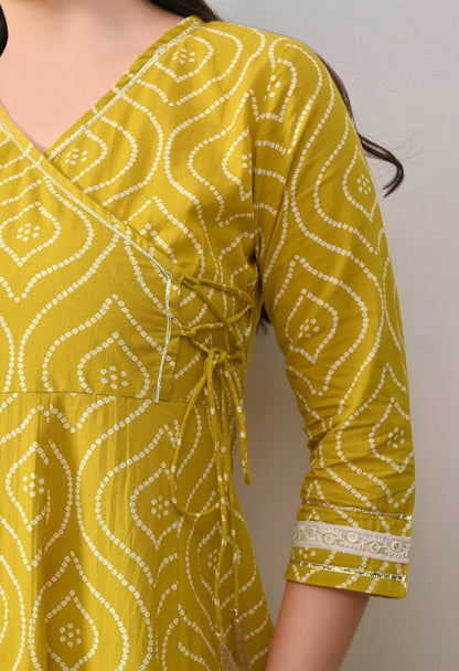 Sunshine Angrakha Anarkali Pant Set