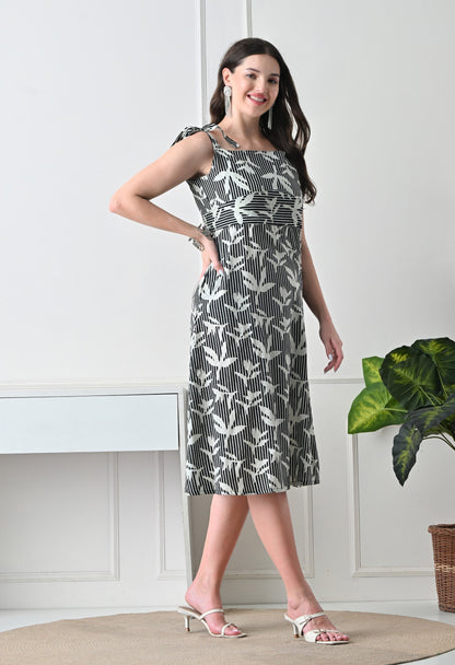Mono Drama Dress