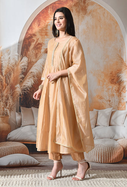 Royal Haze Anarkali Pant Dupatta Set