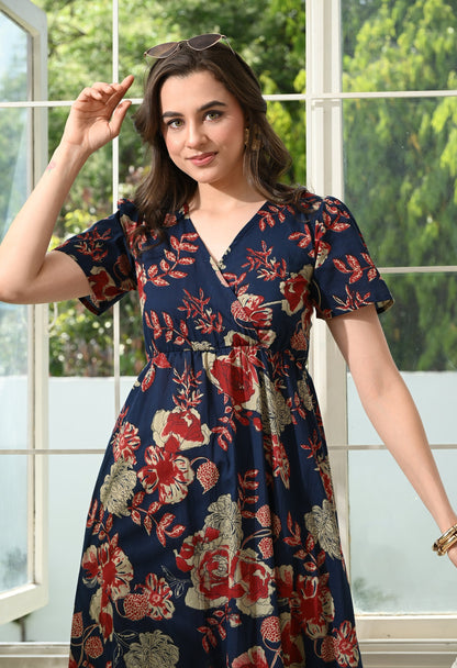 Indigo Rose Muse Dress