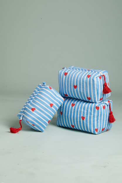 Blueberry Love Quilted Pouches (Set of 3)