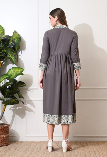 Electric Grey Dress