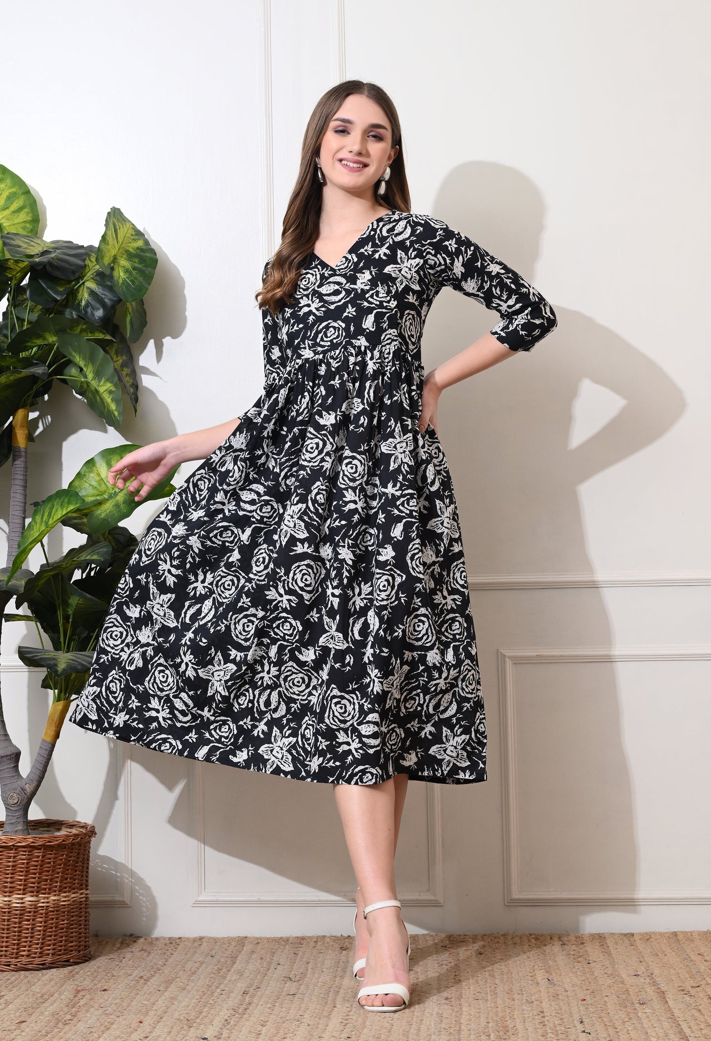 Black Bamboo Dress