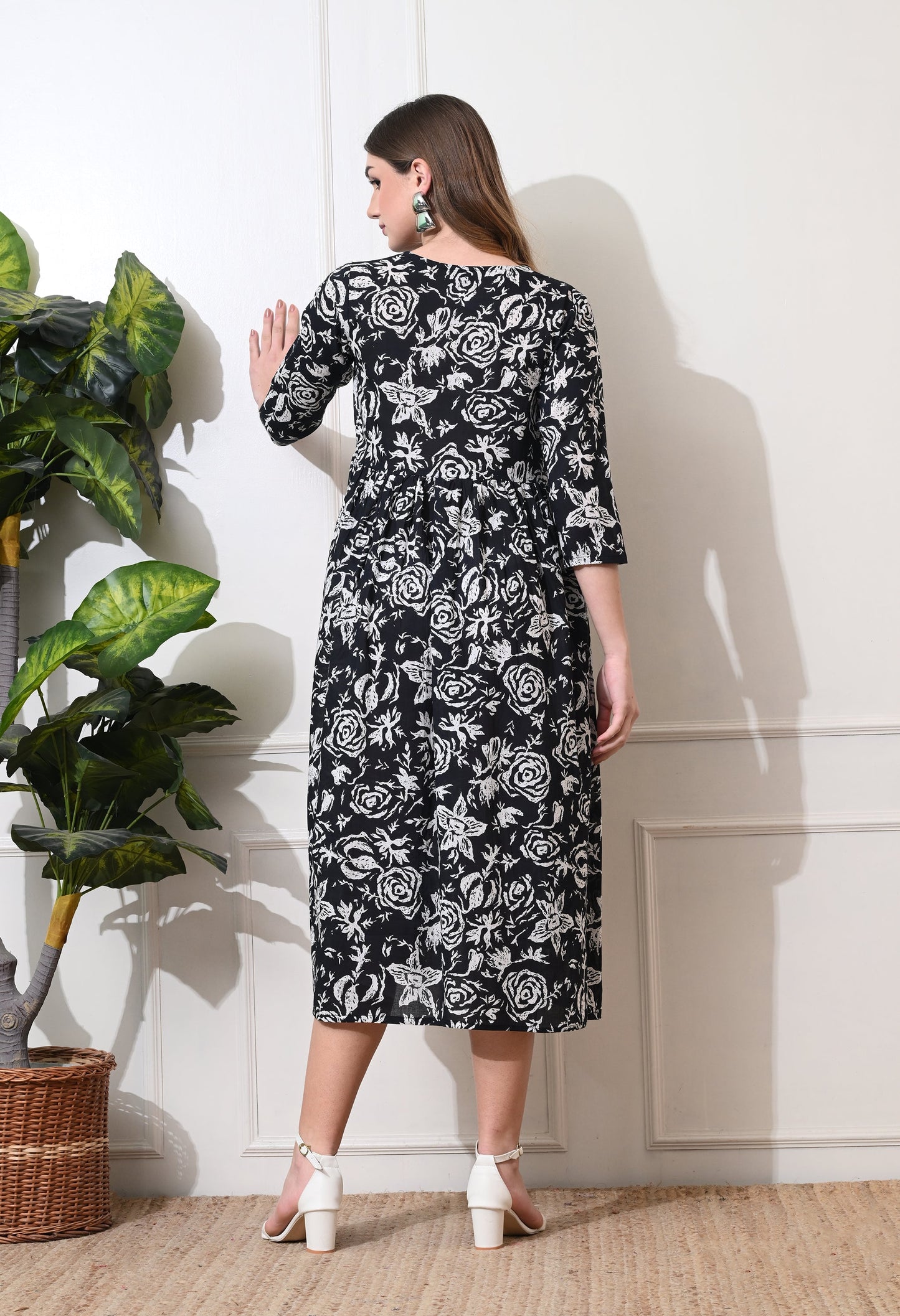 Black Bamboo Dress