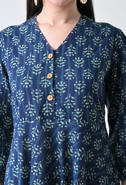 Bagru Block Dress