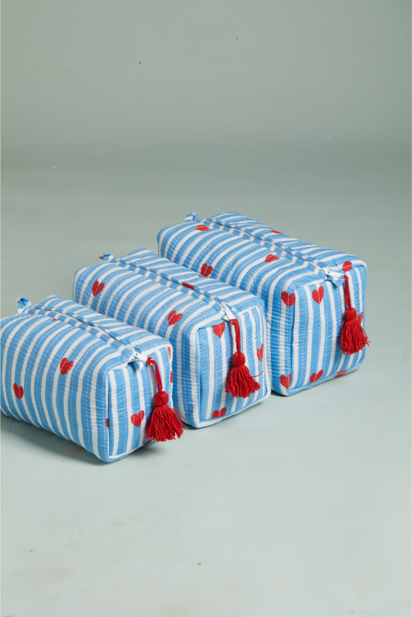 Blueberry Love Quilted Pouches (Set of 3)