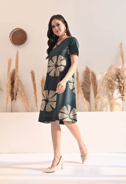 Mehfil Green Dress